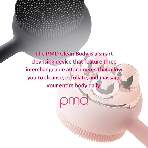 PMD Clean Body Smart Body Cleansing Device with Silicone Brush Three Attachments - Picture 13 of 16